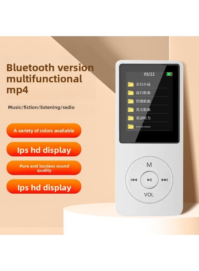 MP3 Player - Bluetooth MP3 Player for Students - Pink without bluetooth, 8g memory/mp4 function + wired earphones - Portable Music Player, English Learning Dictionary, Walkman, Wireless Study, Mp4 Support, Exam Listening - Image 3