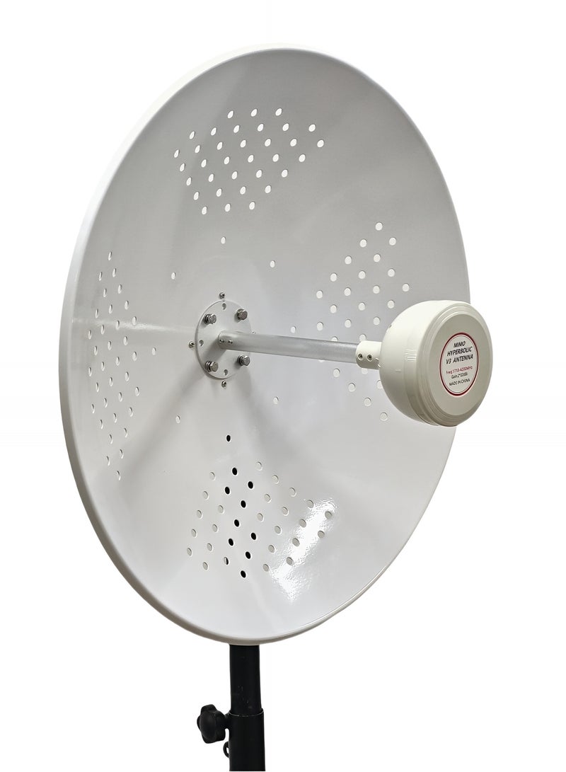 Taimi High-Gain 22DBi Parabolic Dish Antenna for 4G/5G Signal Boosting – 1700-4200MHz Frequency Range – 60cm Diameter – Compatible with Routers and Wireless Devices - Image 1