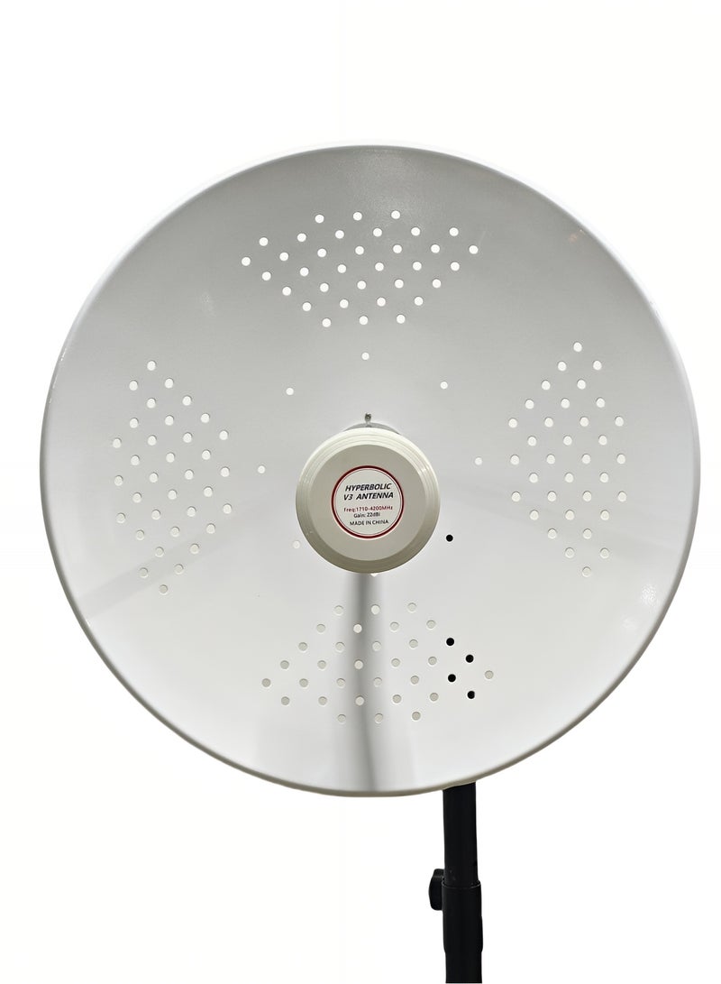 Taimi High-Gain 22DBi Parabolic Dish Antenna for 4G/5G Signal Boosting – 1700-4200MHz Frequency Range – 60cm Diameter – Compatible with Routers and Wireless Devices - Image 2