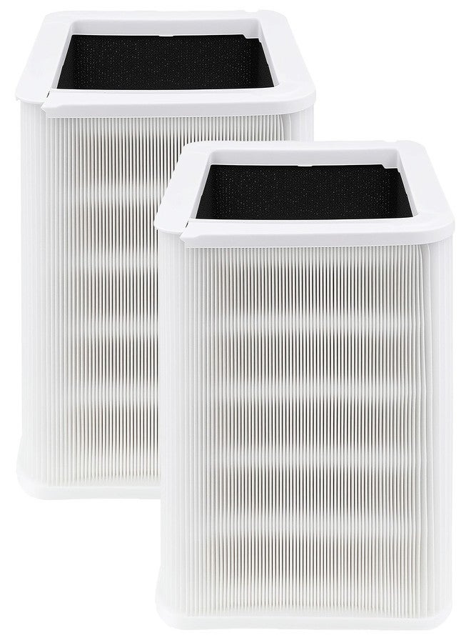 LEVANLIGHT Blue Pure 211+ HEPA Replacement Filter Compatible with Bl ue air Blue Pure 211+ Air Cleaner Purifier, Foldable Particle and Activated Carbon Replacement Filter, 2 Pack - Image 1