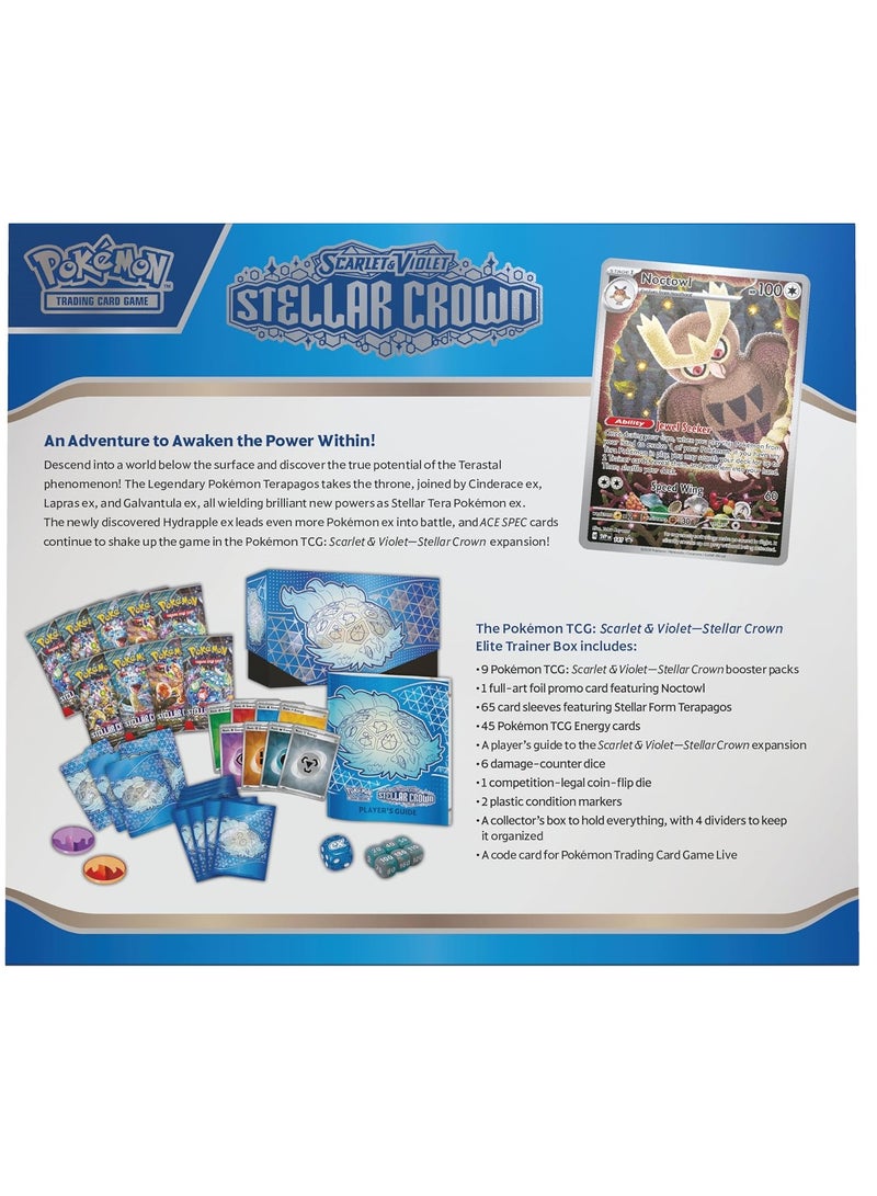 Pokemon Pokémon Scarlet & Violet Stellar Crown SV07 Elite Trainer Trading Card Game - Image 3