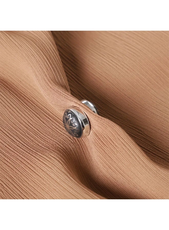 جود باي مجموعة من اثنين من دبابيس طرحة سكارف مغناطيس على للحجابشكل قلب - Image 4