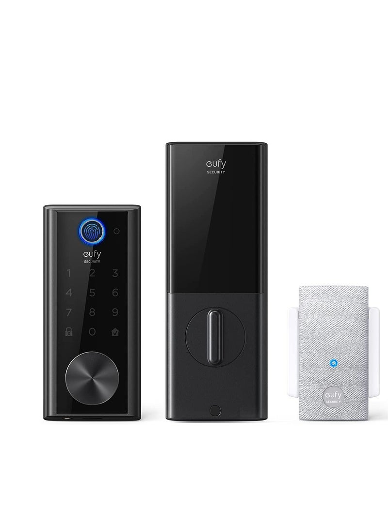 eufy - Security Smart Lock Touch Remotely Control With Wi-Fi Bridge Fingerprint Keyless Entry Door Lock Bluetooth Electronic Deadbolt Touchscreen Keypad BHMA Certified IP65 Weatherproof - Image 1