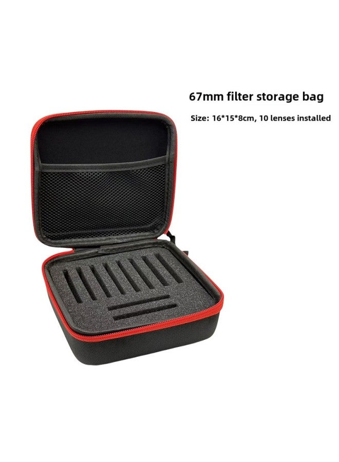 67mm Filter Storage Bag Fit Bag Moisture-proof Dustproof Travel Bag-Color:67mm Filter Storage Bag  - Image 2