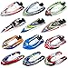 Nunkitoy Bath ToyWind Up Boat12 Pack Assorted Bath Boat ToyYacht Speed Boat for Swimming Pool Beaches and TubsOutdoor Water Toy for Kids - Image 2