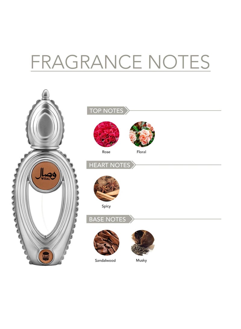 Ajmal Wisal Eau De Parfum For Unisex - 50 ML - Image 4