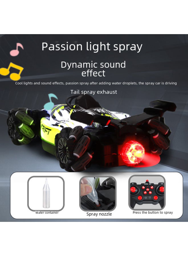 Gesture Induction Remote Control Racing F1 Equation Spray Stunt Car RC Drift Racing 4WD Off-road Vehicle Toy-Color:F1 Spray Racing Car  Single Remote Control-Chinese Color Box-Proportion:1 Set Of Rechargeable Lithium Batteries (can Play For 30 Minutes)  - Image 4