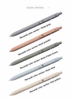 Y&D 0.5 Gel Pen, Cute Kawaii Pens, Boxed Office Fine Point Signing Retractable Rolling Ball Quick-dry Ink Black Smooth Writing for School Home, 5pcs (Lively Colors)  - Image 5