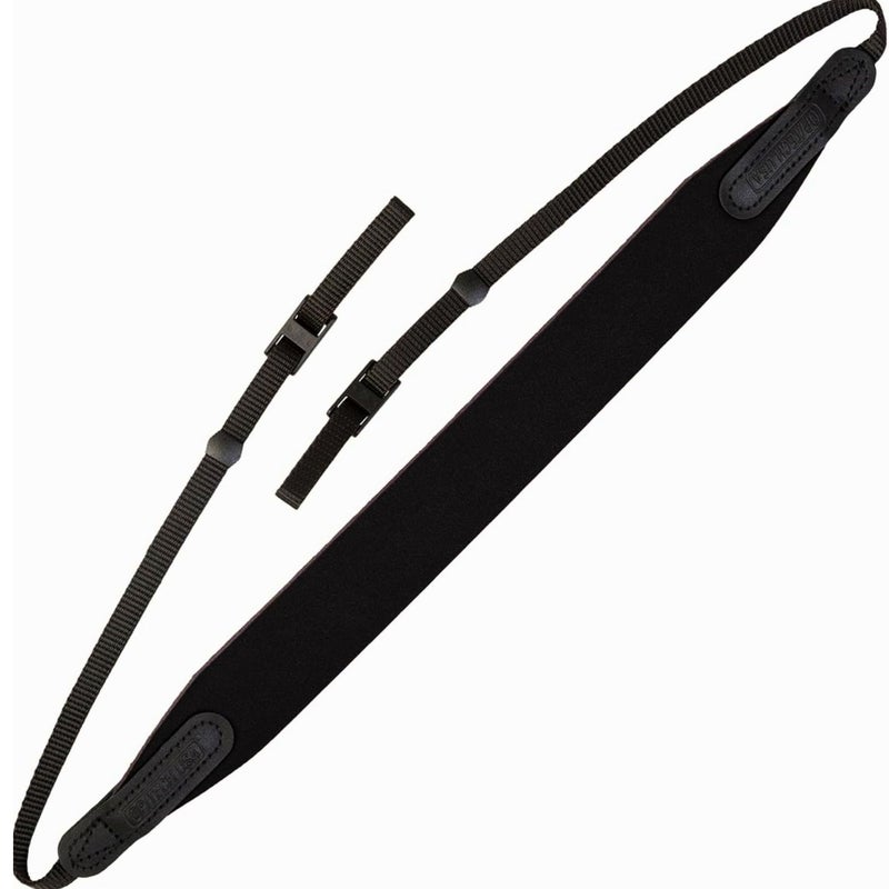 OP/TECH USA E-Z Comfort Neoprene Neck Strap - Lightweight, Padded, Adjustable Strap for DSLR, Mirrorless & Binoculars (Black) - Made in USA - Image 1