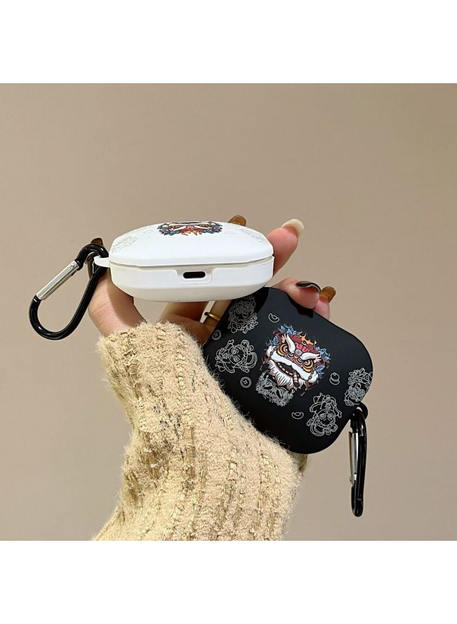 Loquat Suitable For XiaomiRedmi Buds5 Earphone Protective Cover Cartoon Soft Shell Red Mi Noise Reduction Wireless Bluetooth Shell Cute-Color:Silicone Soft Shell-lime-Model:Redmi Buds6s/buds5 Universal (pr - Image 5