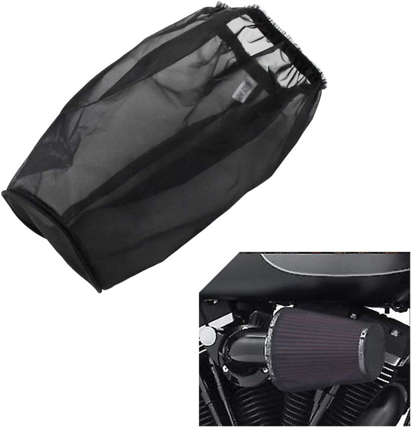 غطاء فلتر الهواء HDBUBALUS Sreamin Eagle Heavy Breather مع غطاء مطري لحماية فلتر الهواء لدرجات هارلي