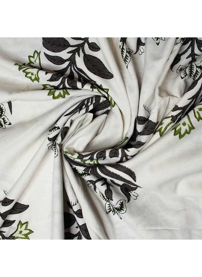 IndiaWeaves Baby Dohar Green And Grey Printed  - Image 2