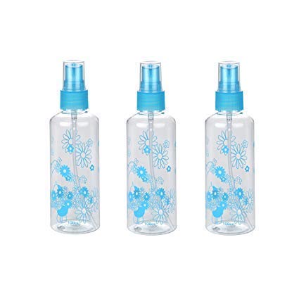 Kabeer Art 100Ml Empty Cute Bear And Floral Refillable Fine Mist Sprayer Spray Bottle Atomizer With Ultra-Fine Mist Pump For Beauty, Outdoors, Travel Purposes - 3 Pc (Random Colour) - Multicolour - Image 5