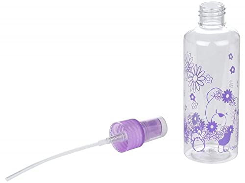 Kabeer Art 100Ml Empty Cute Bear And Floral Refillable Fine Mist Sprayer Spray Bottle Atomizer With Ultra-Fine Mist Pump For Beauty, Outdoors, Travel Purposes - 3 Pc (Random Colour) - Multicolour - Image 4