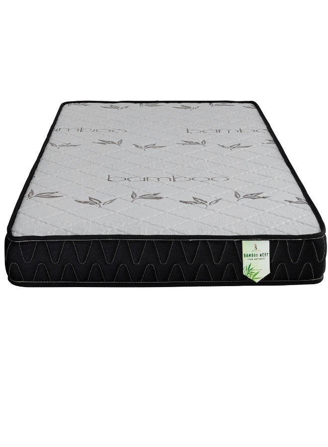 BOMBOO Nest Premium Foam Mattress With Elastic Top Fabric For Queen Size 140x200x23 cm
