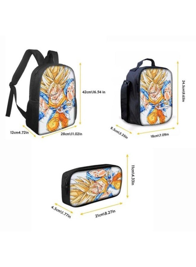 general Common universal printed backpack - three-piece backpack combination (available for students, children, friends on outings, mountain climbing, etc.) - 97 - Image 4