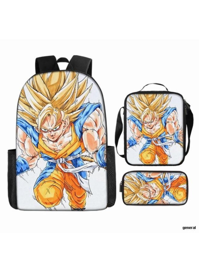 general Common universal printed backpack - three-piece backpack combination (available for students, children, friends on outings, mountain climbing, etc.) - 97 - Image 1