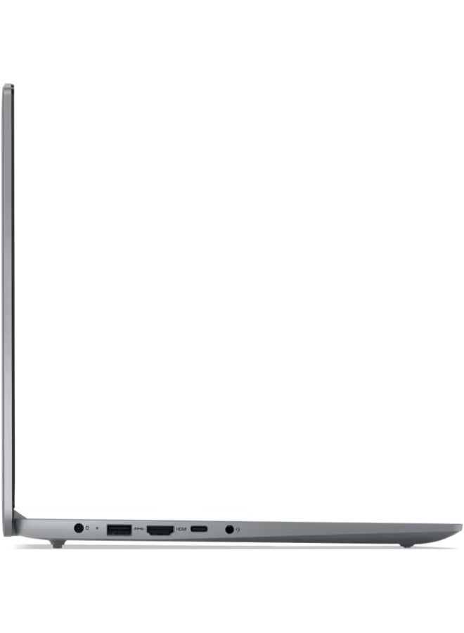 Lenovo IdeaPad Slim 3 (Upgraded Version) Laptop With 15.6-Inch Display, Core i3-1305U Processor/8GB RAM/256GB SSD/Intel Iris XE Graphics/DOS(Without Windows) Arabic Arctic Grey Arabic Arctic Grey - Image 2