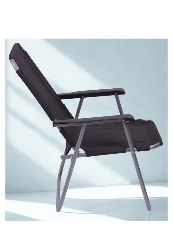 سمارت هوم كرسي تخييم قابل للطي مقعد تخييم بظهر قابل للتعديل خفيف الوزن ، مقعد للتخييم في الهواء الطلق والشاطئ والحديقة و الرحلات (اللون مطابق للصورة) - Image 5