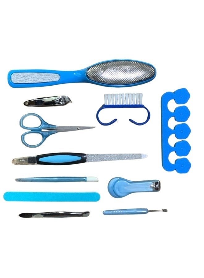 11-Piece Professional Nail and Foot Care Kit – Comprehensive Manicure and Pedicure Tools for Cleaning, Trimming, and Removing Dead Skin – Complete Home and Salon Set for Women and Men's Daily Nail and Foot Care - Image 3
