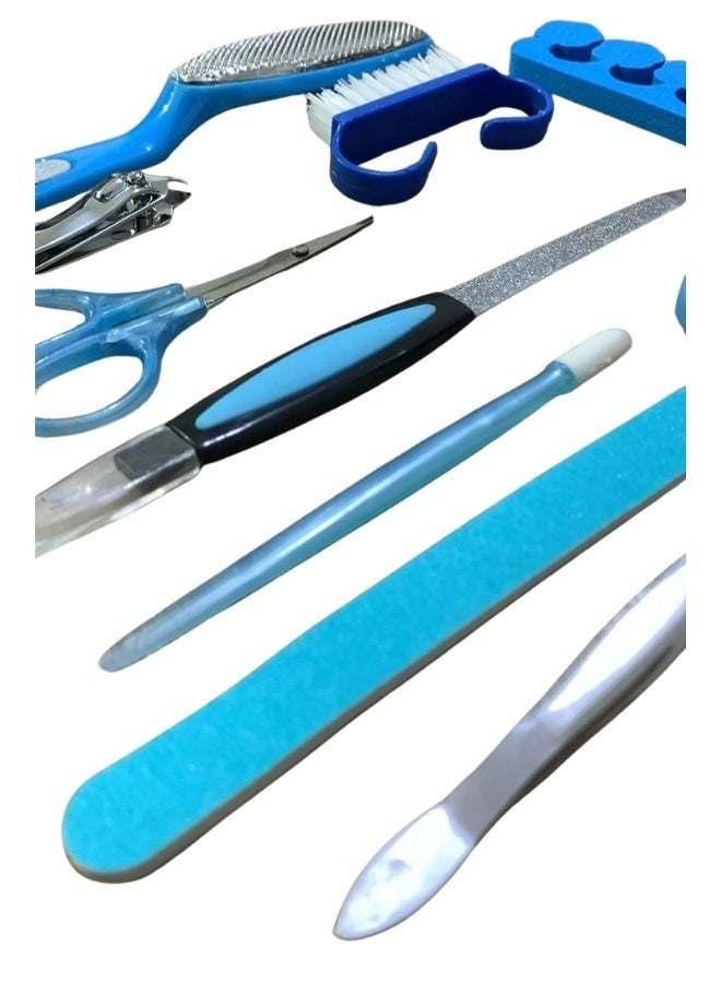 11-Piece Professional Nail and Foot Care Kit – Comprehensive Manicure and Pedicure Tools for Cleaning, Trimming, and Removing Dead Skin – Complete Home and Salon Set for Women and Men's Daily Nail and Foot Care - Image 4