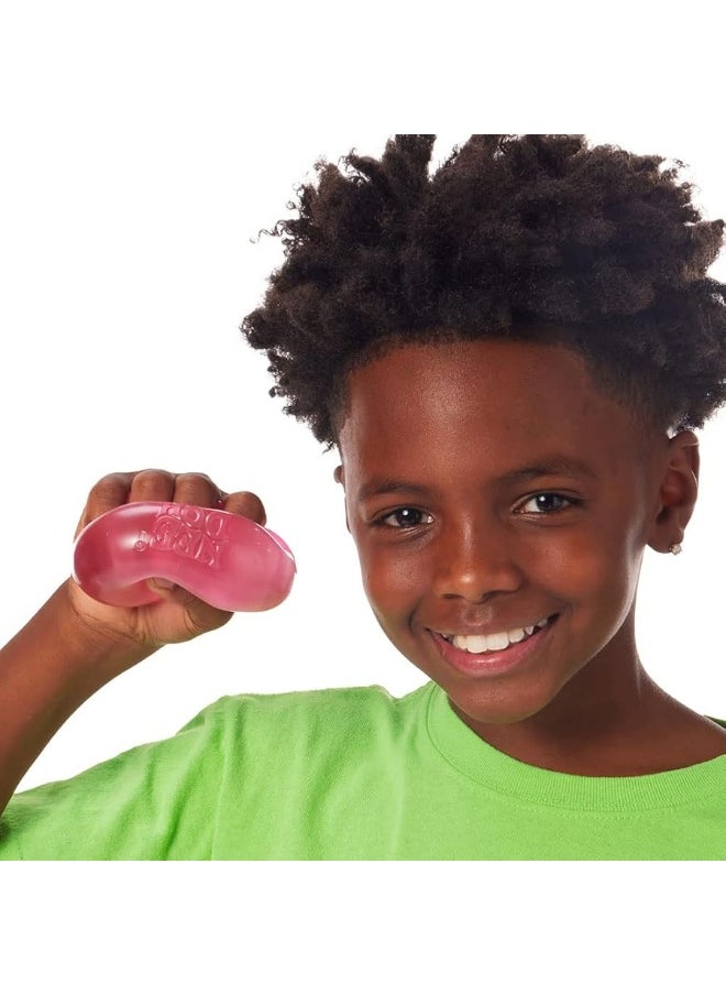 Schylling - Schylling NeeDoh Nice Cube - Sensory Fidget Toy for Your Best Mellow and Chill - Square Shape with Groovy Goo Filling in Assorted Colors Blue Pink Purple - Age 3 to Adult - Pack of 1 Random Color - Image 1