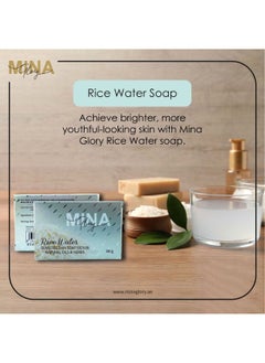 MINA Glory Mina Glory Rice Water soap 90g  - Image 5
