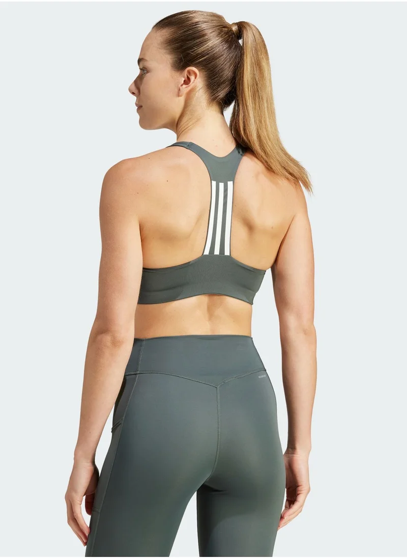 Adidas 3 Stripes Powerimpact Medium Support Bra
