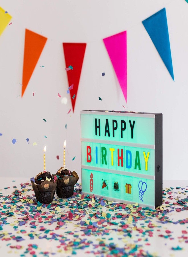 BONNYCO Cinema Light Box Color Changing with 400 Letters & Emojis, Remote Control & 2 Markers - BONNYCO | Led Light Box 16 Colors Home Office & Room Decor | Led Letters Board, Gifts for Women & Men, Christmas - Image 2