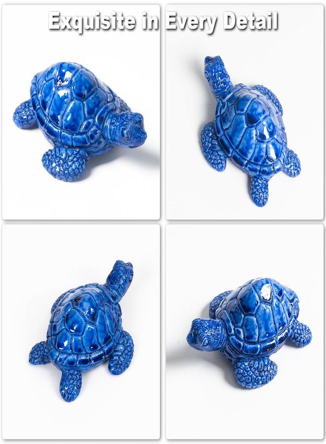 YLOVAN Toilet Bolt Caps Decorative Screw Cover Caps for Bottom of Toilet (Blue Turtle) - Image 5