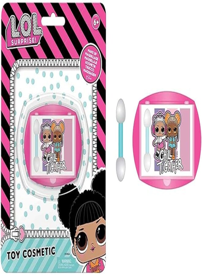L.O.L. Surprise! Toy Cosmetic Set - Eyeshadow & Lip Gloss (Kids Unisex, Multicolor, LOL Unboxing Theme)