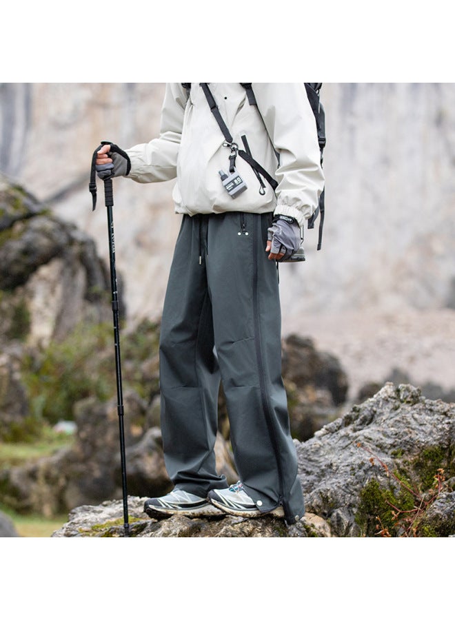 Izexx بنطال أيزيكس للموضة بنطال مستقيم بسحاب للرجال Outdoor جبلي مضاد للماء والرياح والثلوج بنطال مستقيم للشحن بنطال كاجوال للزوجين - Image 1