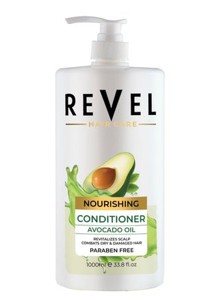 Revel Hair Care Anti Hair Fall Avocado Oil Nourishing Conditioner 1000ml, Revitalizes Scalp Combats Dry & Damaged Hair, Paraben Free - pzsku/Z8562A06043603E8532D8Z/45/_/1703333562/8e257e91-9203-47c2-bbe0-1369f9ff213a
