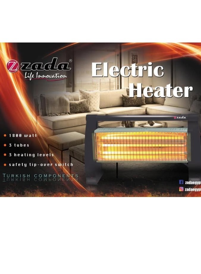 زادا دفاية 4 شمعة  معدن 2000 وات  من زادا ZQH-175 - Image 4