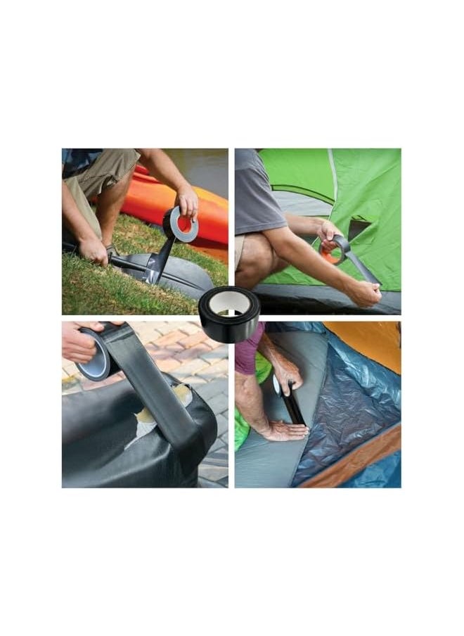 PROMASS - promass Black Heavy Duty Duct Tape, 2 in x 22 Yards, Strong Adhesive and Water-resistant, Tear by Hand,No residue,Bulk Value for Repairs,Industrial Tape for Indoor and Outdoor (Black duct tape) - Image 1