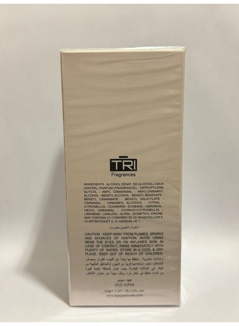 تي أر آي تي أر آي عطر عود سوبر  EDT 100ملليلتر  - Image 2