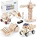 Yutin STEM Kits for Kids Ages 810 1012 Wood Building Crafts Kit for Boys 812 Model Car Kit 3D Wooden Puzzles Woodworking Science Projects Construction Engineering STEM Toys for 8 10 13 12 14 Year Old - Image 2