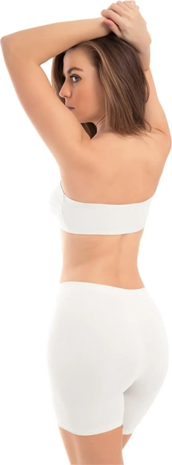 COTTONHILL Premium - Women's Ultra-Comfortable Seamless High Waist Long Leg Boxer 3 Pack