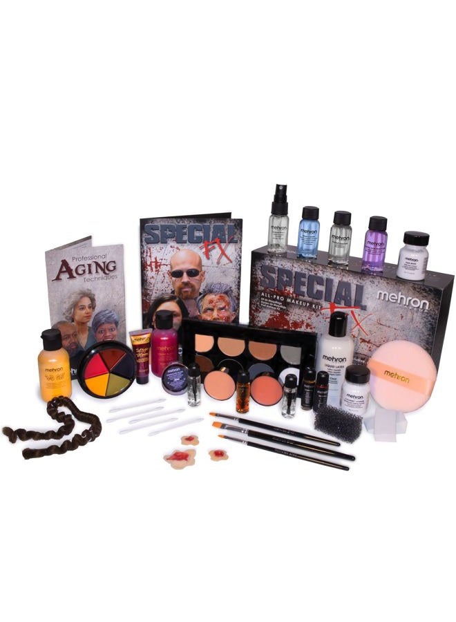 mehron Make-up Special FX All-Pro Makeup Kit | Complete Professional Stage Makeup Set | Special Effects Makeup Set for Theatre, Halloween and Cosplay - Image 1