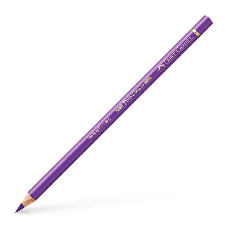 FABER-CASTELL Faber-Castell 110138 POLYCHROMOS ARTIST COLOUR PENCILS VIOLET - Image 1