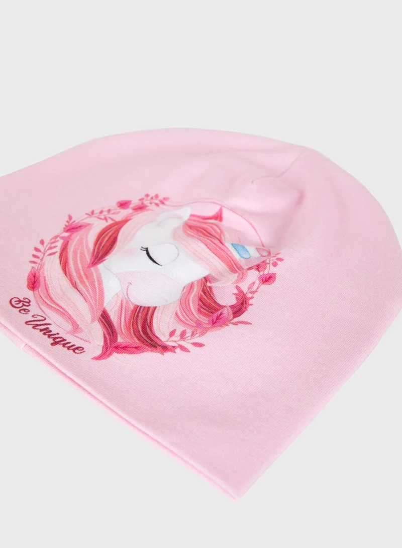 DeFacto Kids Unicorn Print Beanie