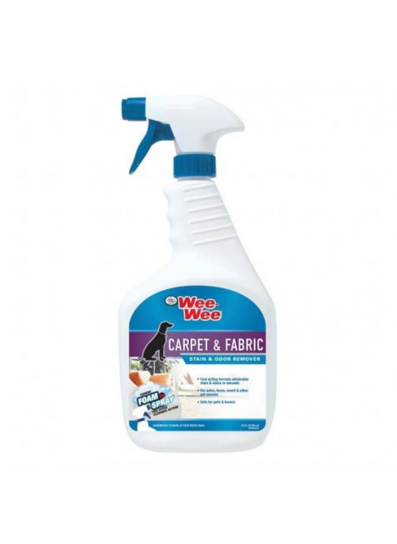 Four Paws Wee Wee Carpet & Fabric Cleaner Stain & Odor Remover 32Oz