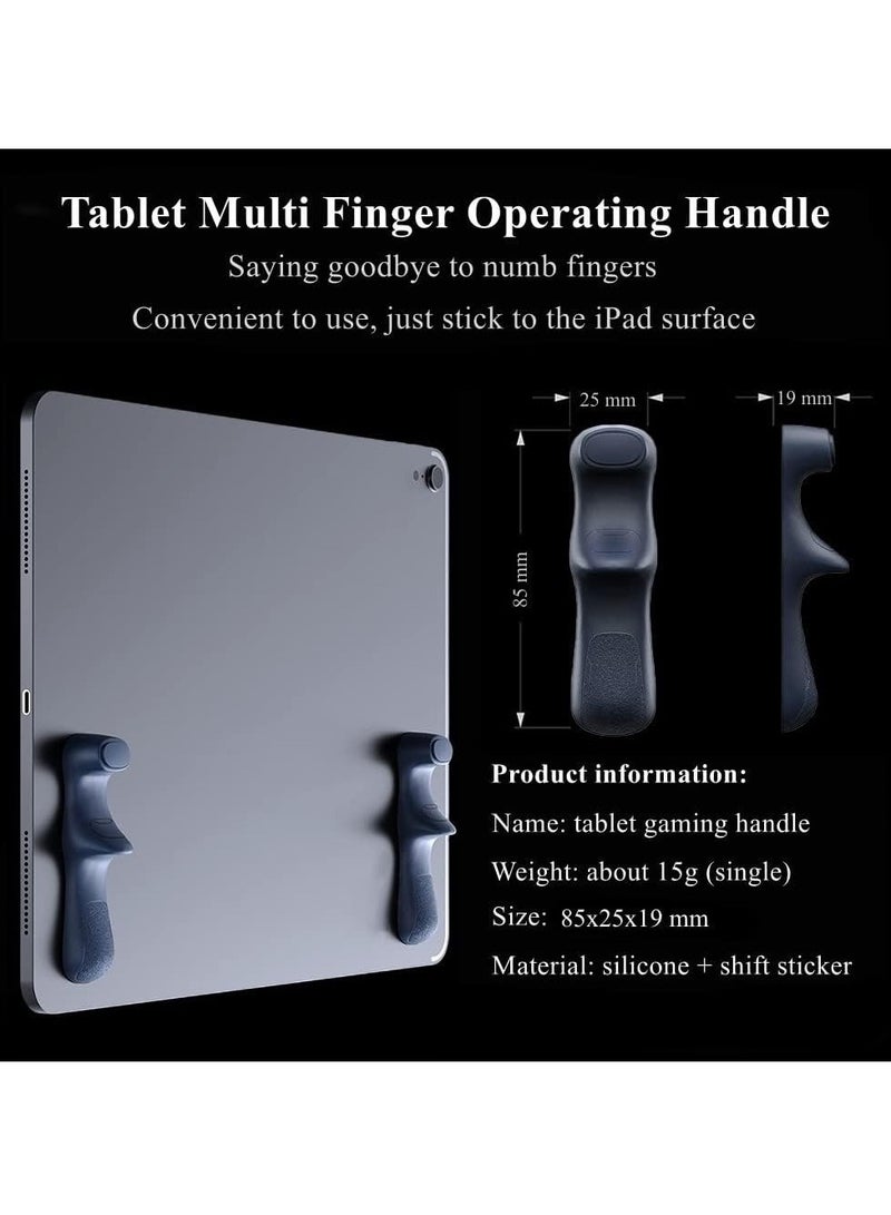 مقبض ألعاب لجهاز iPad، مقبض لوحة ألعاب من السيليكون متعدد الأصابع، جهاز تحكم في ألعاب الكمبيوتر اللوحي لـ PUBG/Knives Out/Rules of Survival - Image 4