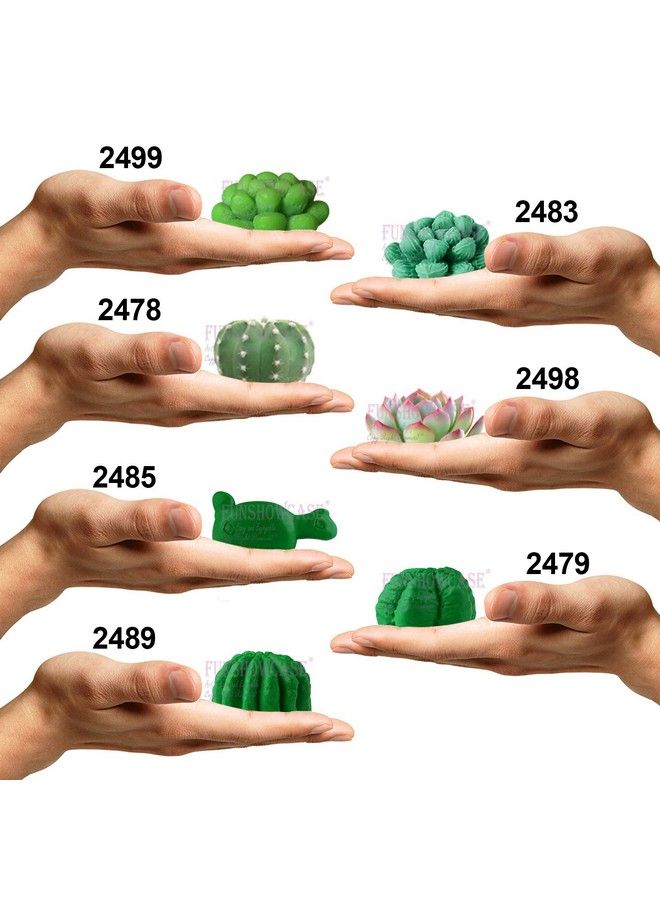 FUNSHOWCASE Cactus And Succulent Plant Silicone Molds Set For Epoxy Resin Soap Candle Wax Polymer Clay Concrete Plaster Fondant Cake Decor Chocolate With Beginner Tutorials - Image 4