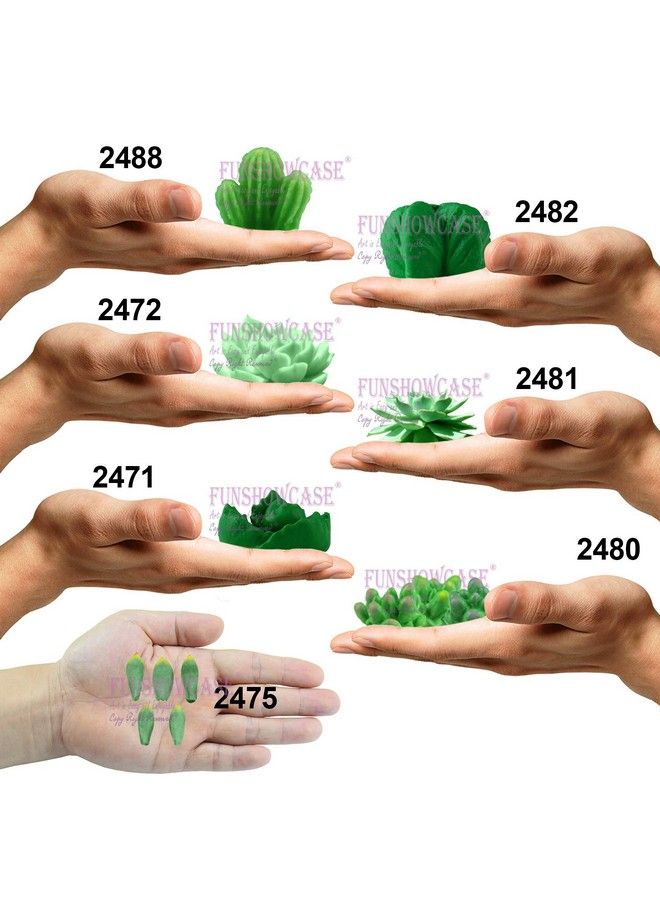 FUNSHOWCASE Cactus And Succulent Plant Silicone Molds Set For Epoxy Resin Soap Candle Wax Polymer Clay Concrete Plaster Fondant Cake Decor Chocolate With Beginner Tutorials - Image 5