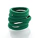 My Lello Large Thick Premium Elastic Ponytail Holder Seamless Hair Bands Emerald Green 20pcs - Image 2