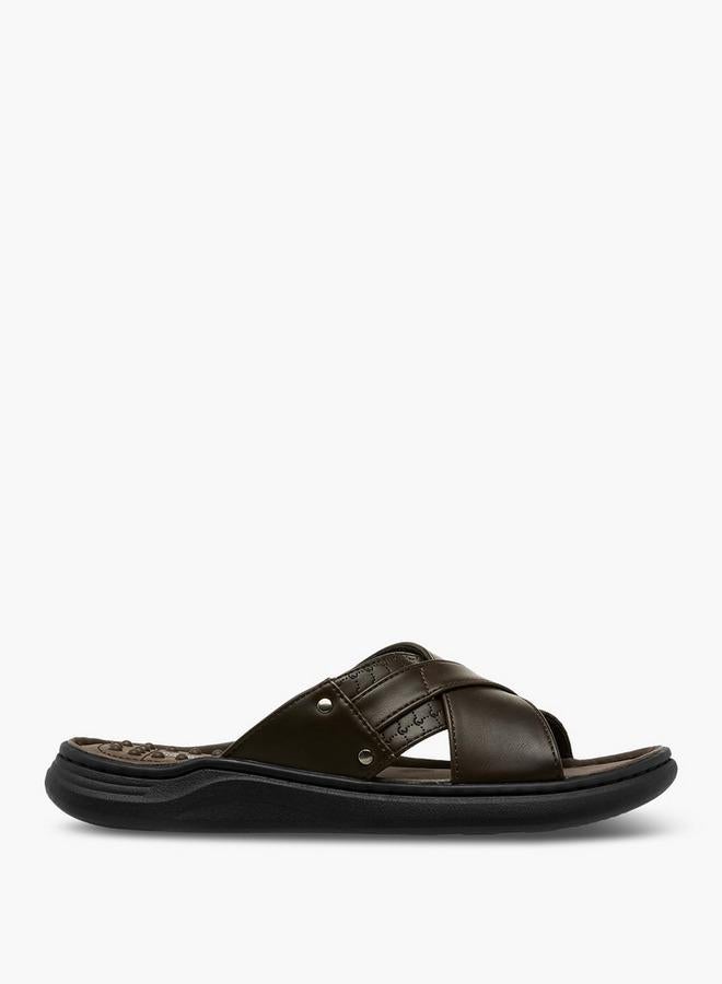 Le Confort Men Cross Strap Sandals - Image 3