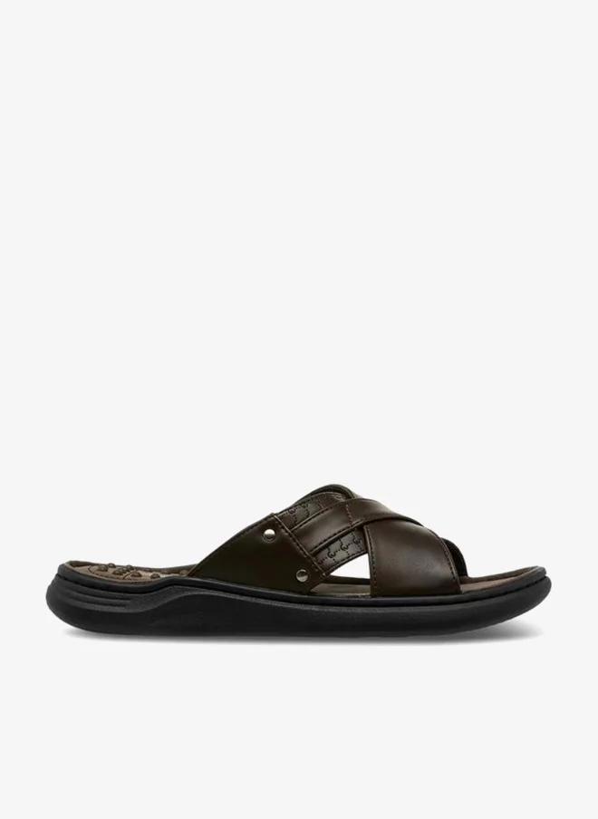 Le Confort Men Cross Strap Sandals