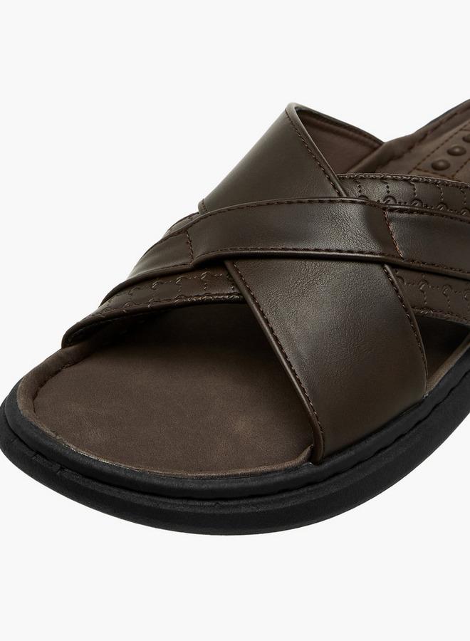 Le Confort Men Cross Strap Sandals - Image 4