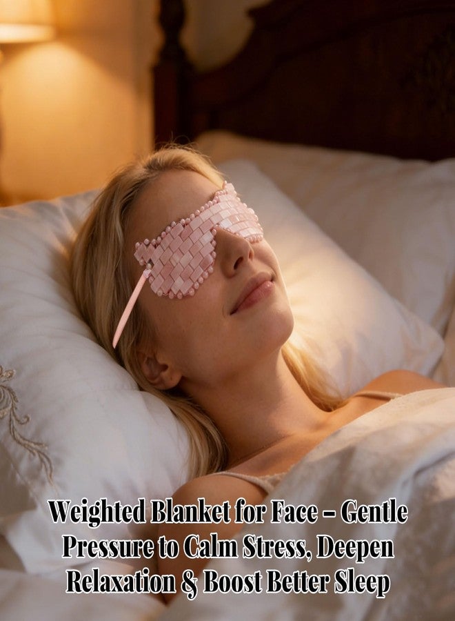 ideayard Rose Quartz Eye Mask, Adjustable Strap for Puffiness & Eye Fatigue, Reusable Crystal Eye Pad, Comfortable Fit for At-Home Spa Relaxation - Image 5